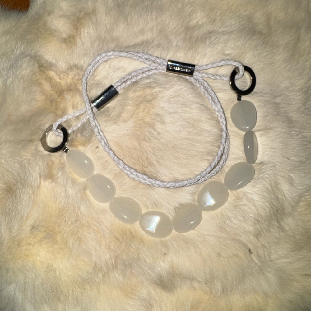 Dyrberg/Kern Leather and Glass Necklace - Picture 4 of 5